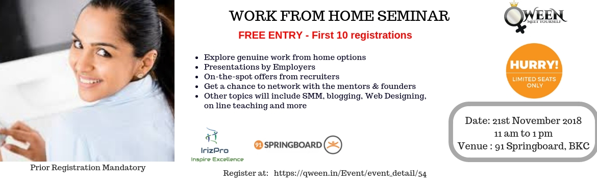 Event-Work From Home Seminar -21st November 2018-Image